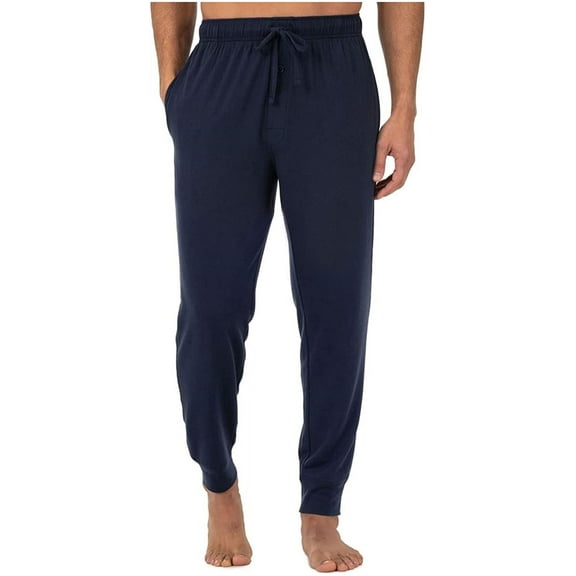 Fruit of the Loom Men's & Big & Tall Men's Sleep Jersey Jogger Sleep Pant, Sizes S-6XL & LT-3XLT