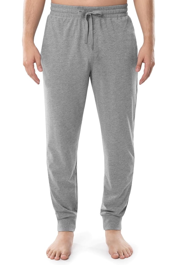Men's & Big & Tall Men's Sleep Jersey Jogger Sleep Pant, Sizes S-6XL & LT-3XLT