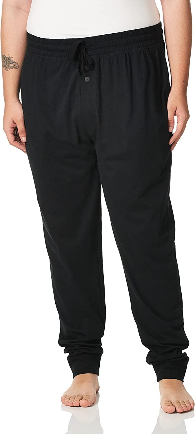 Fruit of the Loom Men's Sleep Jersey Knit Jogger Sleep Pant, Sizes S