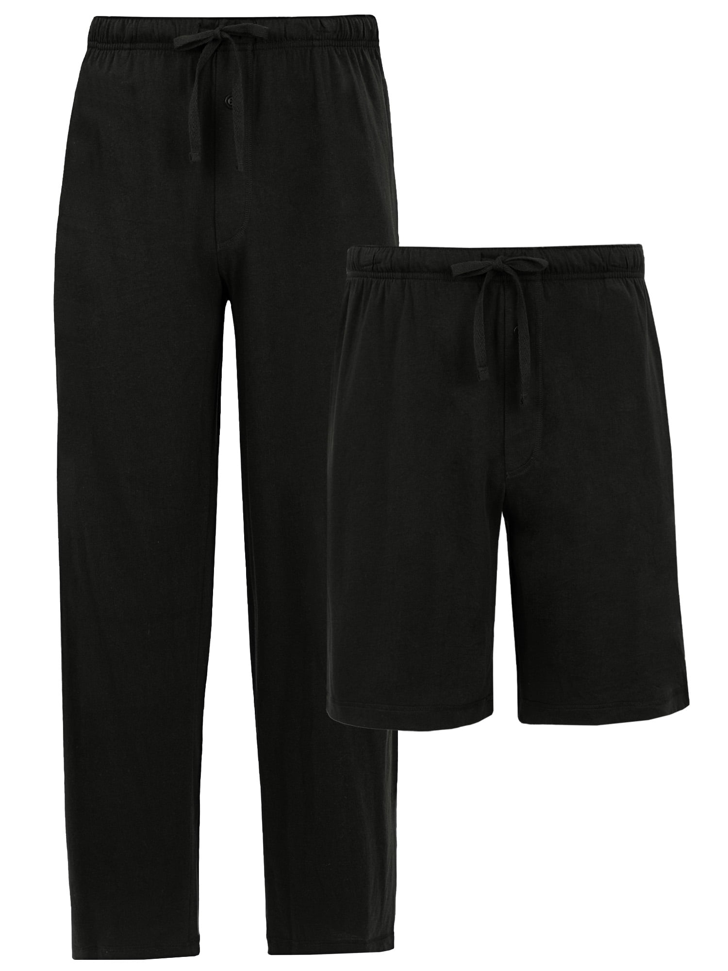 Fruit of the Loom Men's Sleep Short and Pant Bundle, 2-Pack, Sizes S-XL