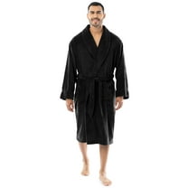 Fruit of the Loom Men's Sleep Soft Fleece Robe, One Size
