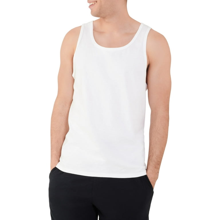 Fruit of the loom sleeveless muscle t shirts hot sale