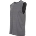 thumbnail image 1 of Fruit of the Loom Men's Sleeveless Tee, Black Heather, 4XL, 1 of 2