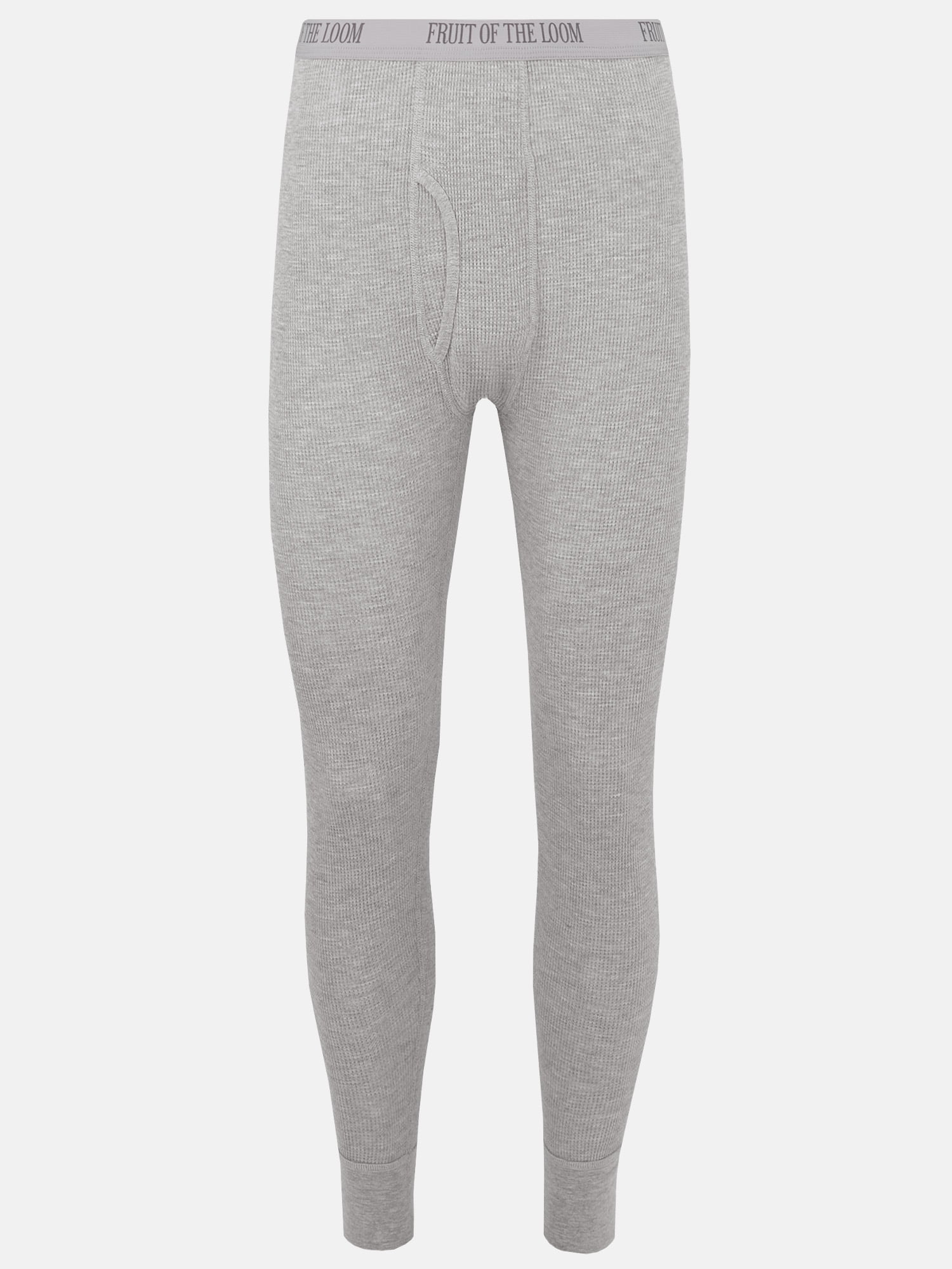 Fruit of the Loom Men's Slub Waffle Thermal Underwear Bottom, Sizes S-5XL