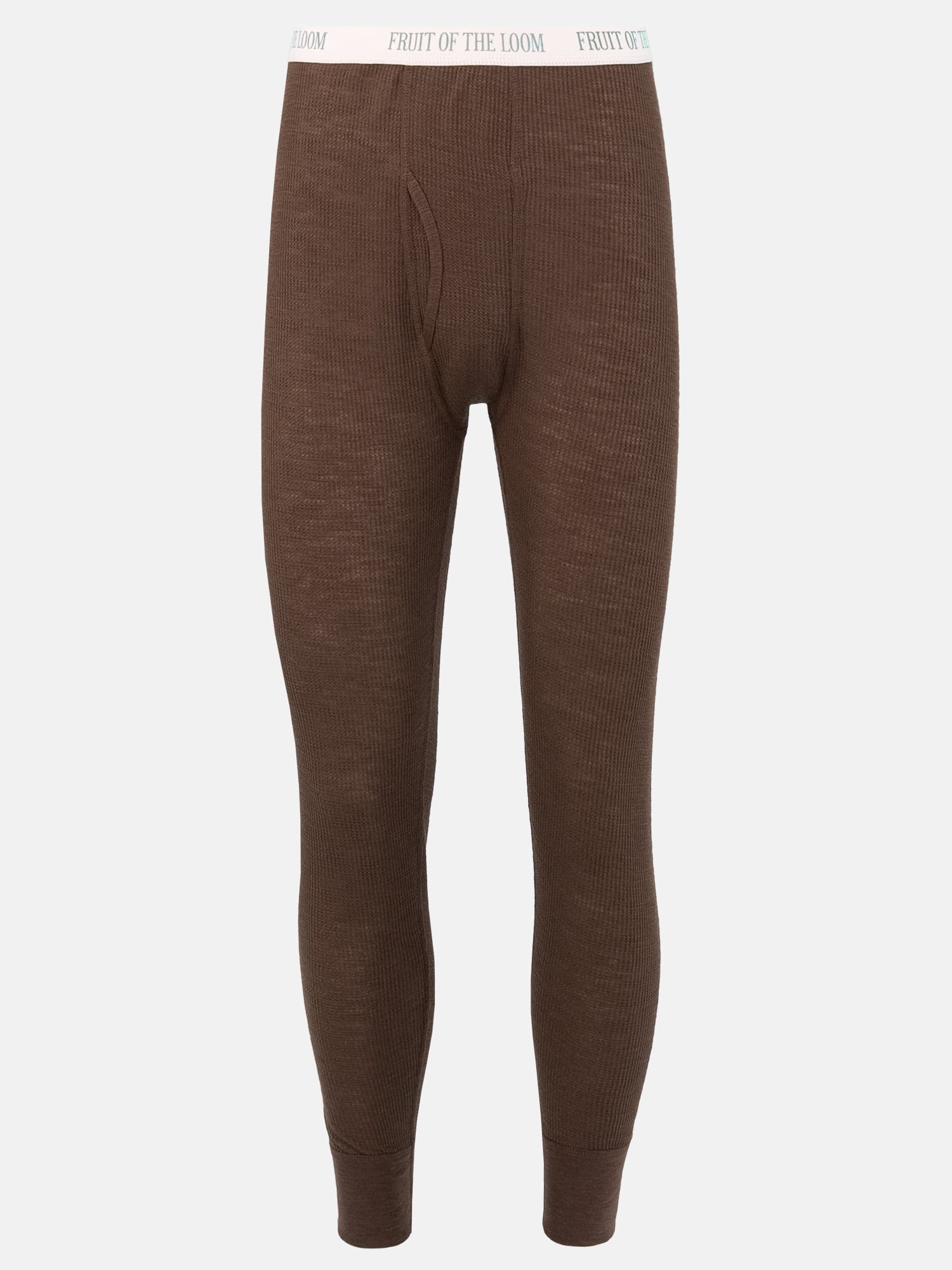 Fruit of the Loom Men's Slub Waffle Thermal Underwear Bottom, Sizes S-5XL