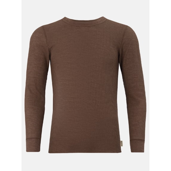 Fruit of the Loom Men's Slub Waffle Thermal Underwear Crew Top, Sizes S-5XL