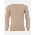 thumbnail image 1 of Fruit of the Loom Men's Slub Waffle Thermal Underwear Crew Top, Sizes S-5XL, 1 of 9