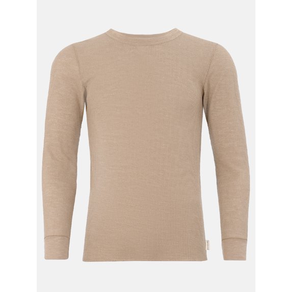Fruit of the Loom Men's Slub Waffle Thermal Underwear Crew Top, Sizes S-5XL