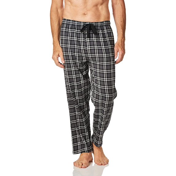 Fruit of the Loom Men's Yarn-dye Woven Flannel Pajama Pant