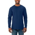 thumbnail image 1 of Fruit of the Loom Men's Soft Long Sleeve Lightweight Crew Neck T-Shirt - 2 Pack, Sizes S-3XL, 1 of 6