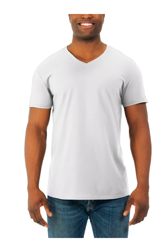Men's Soft Short Sleeve Lightweight V-Neck T-Shirt - 2 Pack