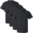 thumbnail image 1 of Fruit of the Loom Men's Solid Colors Crew Neck T-shirts, Black XL - 5 Pack, 1 of 7