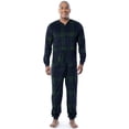thumbnail image 1 of Fruit of the Loom Men's Solid & Printed Pajama Union Suit, Sizes S-5XL, 1 of 9
