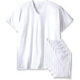 thumbnail image 1 of Fruit of the Loom Men's Stay Tucked V-Neck T-Shirt, 6 Pack, 1 of 2