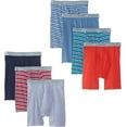 thumbnail image 1 of Fruit of the Loom Men's Super Value Stripe Solid Boxer BriefPack of 7, 1 of 2