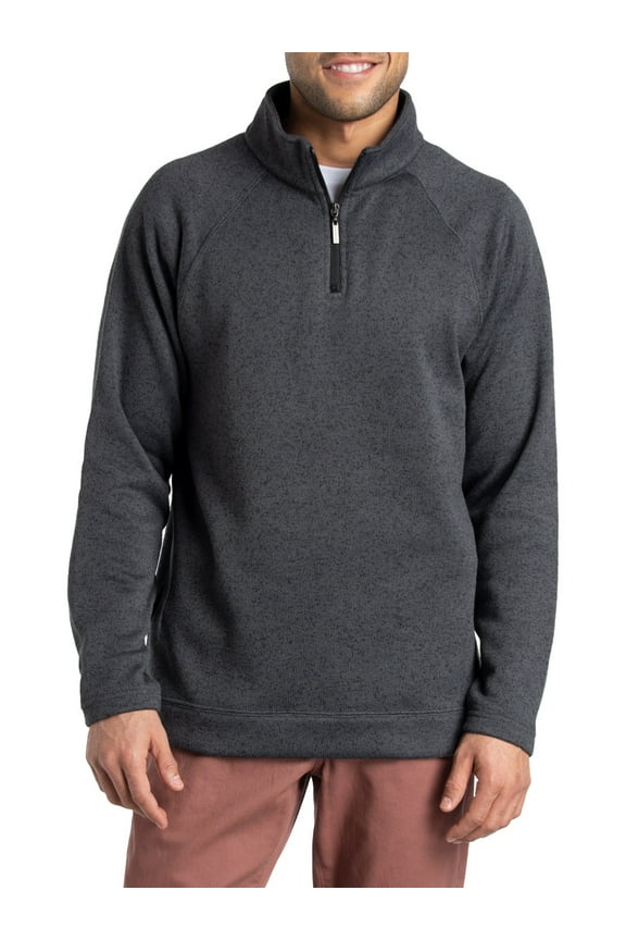 Men's Sweater Fleece Quarter Zip Pullover