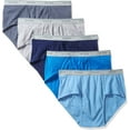thumbnail image 1 of Fruit of the Loom Men's Tag Free Assorted Fashion Briefs,5 Pack,X-Large, 1 of 6