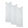 thumbnail image 1 of Fruit of the Loom Men's Tank A-Shirts, 3 Pack, 1 of 9