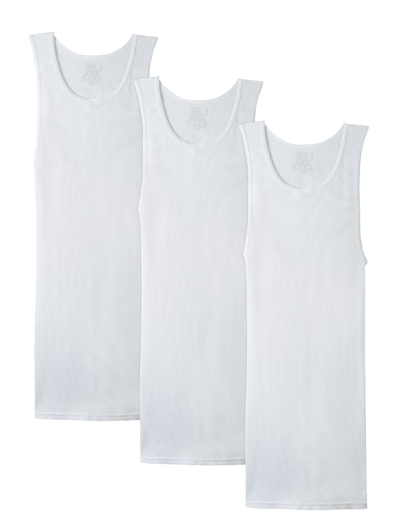 Men's Tank A-Shirts, 3 Pack