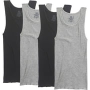 Fruit of the Loom Men's Tank A-Shirts, 4 Pack