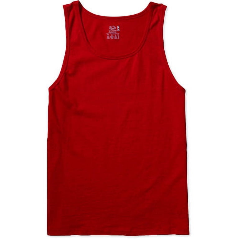 Fruit of the Loom Men's Tank Top Assorted Colors Sizes 2X, 3X, 4X
