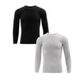 thumbnail image 1 of Fruit of the Loom Men's Thermal Waffle Crew Top, 2-Pack, Sizes S-5XL, 1 of 11