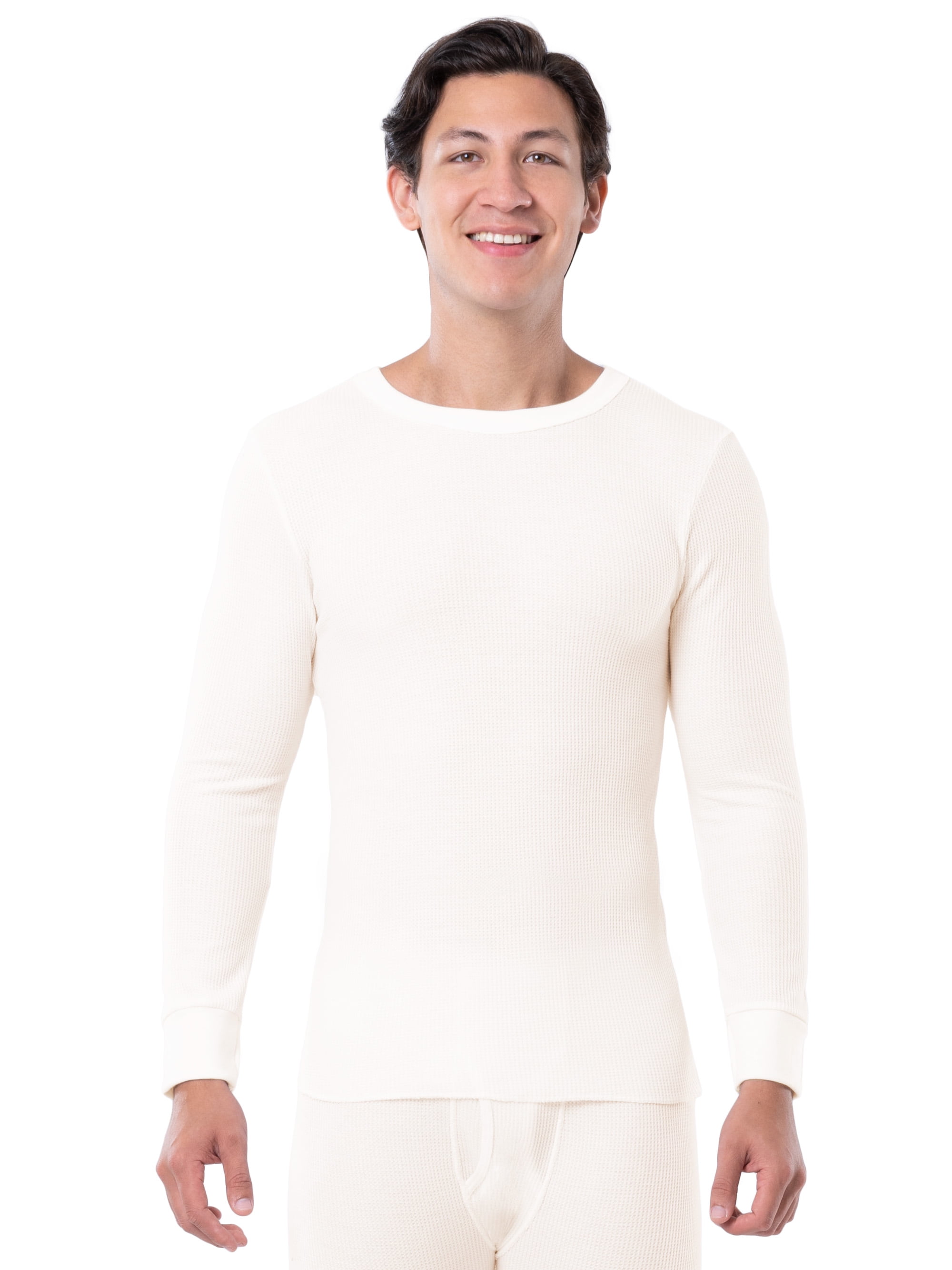fruit of the loom men's thermal crew