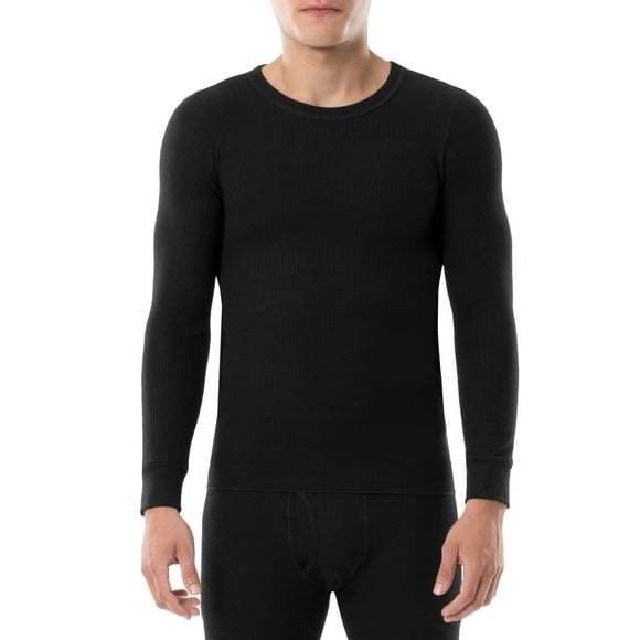 Fruit of the Loom Men's Thermal Waffle Crew Top, Sizes S-5XL