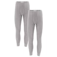 Fruit of the Loom Men's Thermal Waffle Underwear Bottom, 2Pack, Sizes