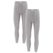 FRUIT OF THE LOOM Men's Thermal Waffle Underwear Bottom, 2-Pack, Sizes S-5XL