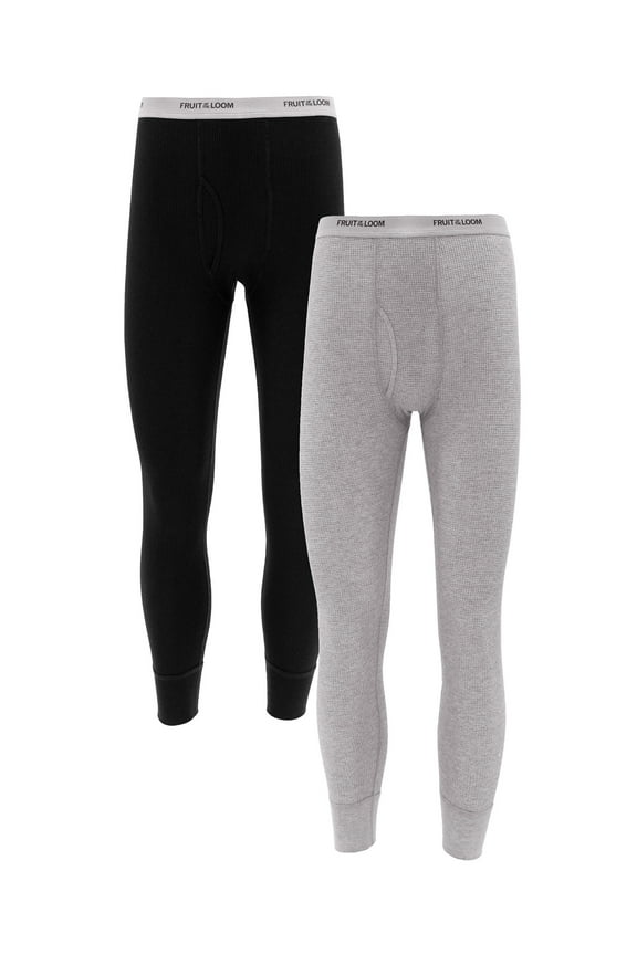 Men's Thermal Waffle Underwear Bottom, 2-Pack, Sizes S-5XL