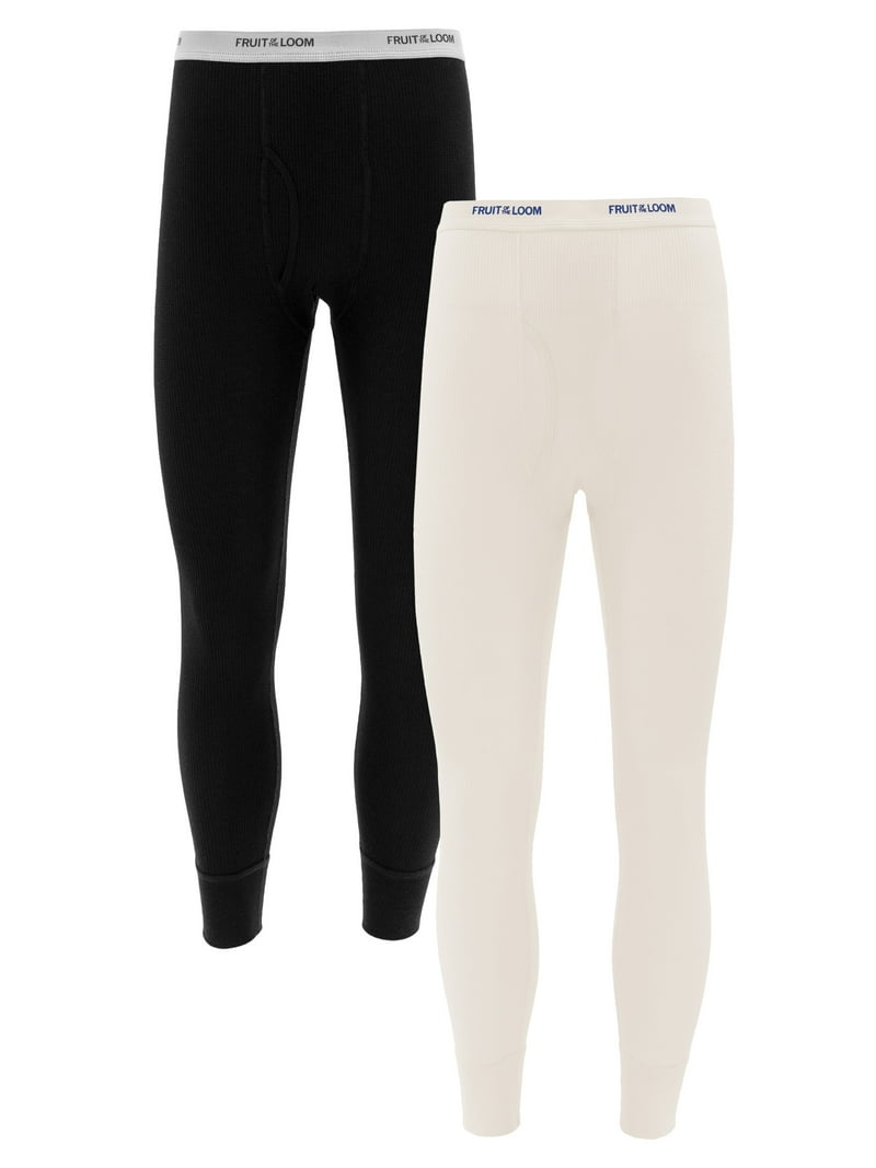 Fruit of the Loom Men's Pack Waffle Thermal Underwear, Big Sizes