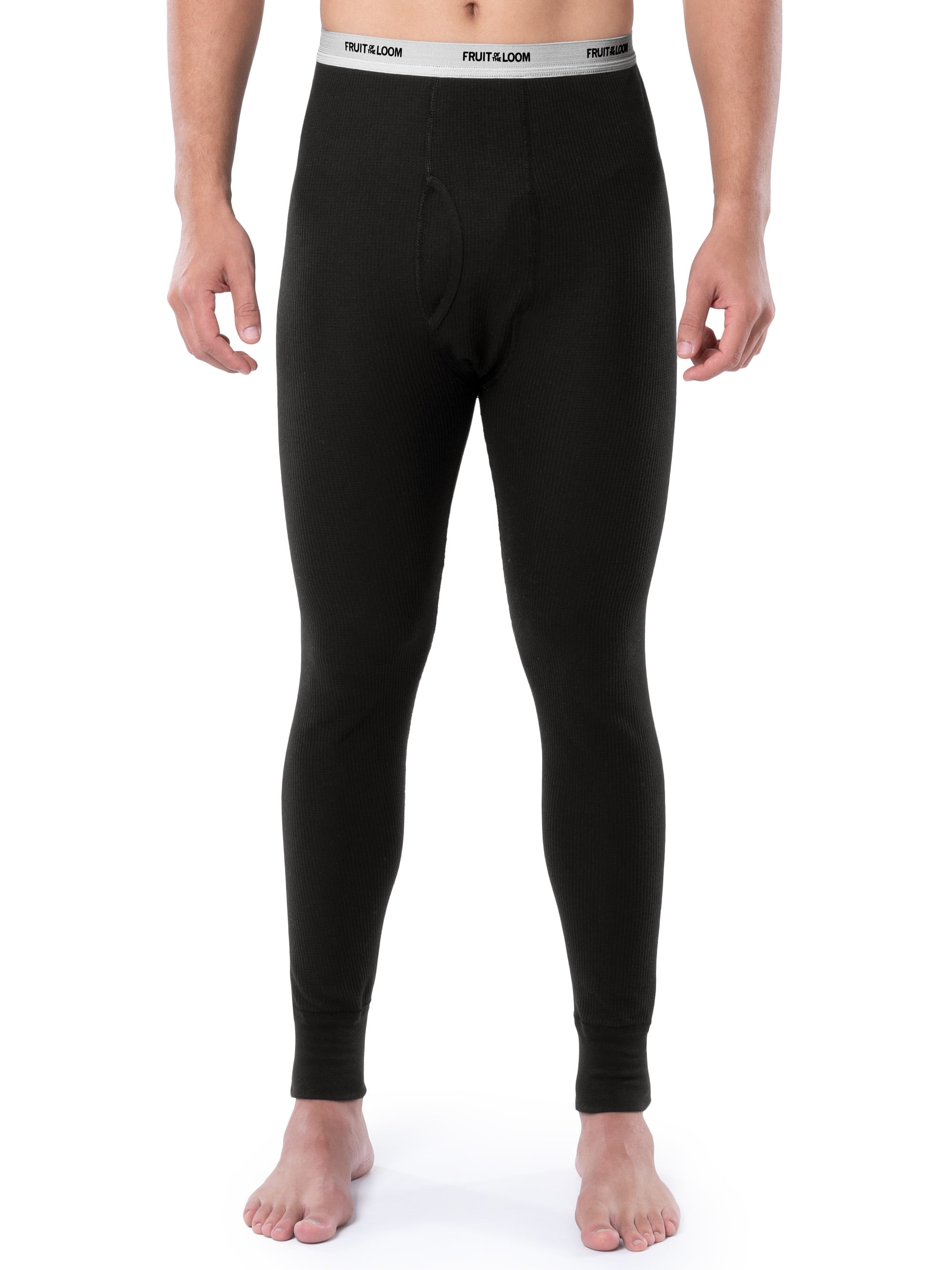 Fruit of the Loom Men's Thermal Waffle Baselayer Pant, Super