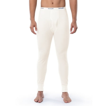 Fruit of the Loom Men's Thermal Waffle Underwear Bottom, Sizes S-5XL