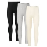 FRUIT OF THE LOOM Men's Thermal Waffle Underwear Bottom, 3-pack, Sizes S-5XL