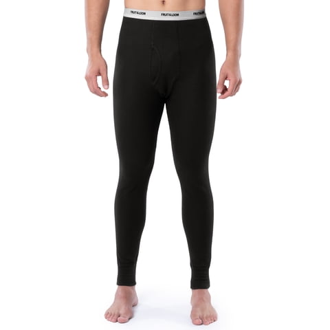 Fruit of the Loom Men's Thermal Waffle Underwear Bottom, Sizes S-5XL
