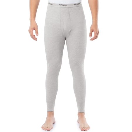 Fruit of the Loom Men's Thermal Waffle Underwear Bottom, Sizes S-5XL