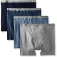 thumbnail image 1 of Fruit of the Loom Men's Traditional Fly Boxer Briefs 100% Cotton Underwear Assorted: Superior-fit Boxer Briefs, 4XB / 52-54 Inch Waist 6 Pack, 1 of 4