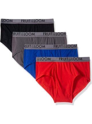 Hanes Ultimate Comfort Flex Fit Total Support Pouch Men's Boxer Brief  Underwear, Red/Green/Black/Grey, 4-Pack