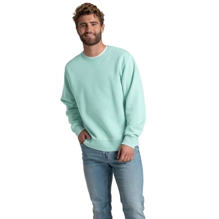 Fruit of the Loom Men's Ultra-Soft Garment Dyed Crew Sweatshirt, Sizes S - 2XL