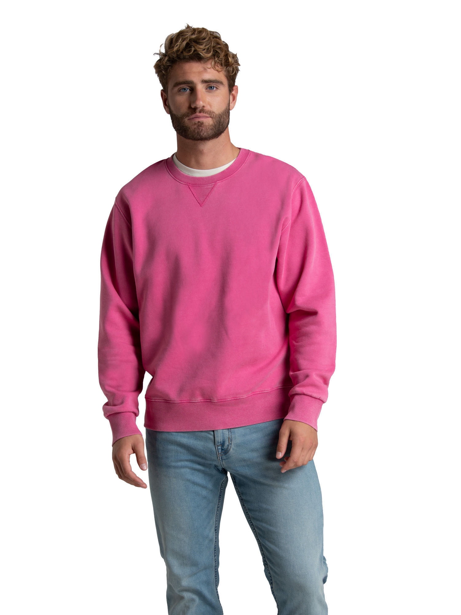 トップス riruselect pigment over sweat トップス riruselect pigment over sweat Jumbo Crew Pigment