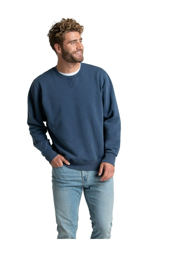 Men's Ultra-Soft Garment Dyed Crew Sweatshirt, Sizes S - 2XL