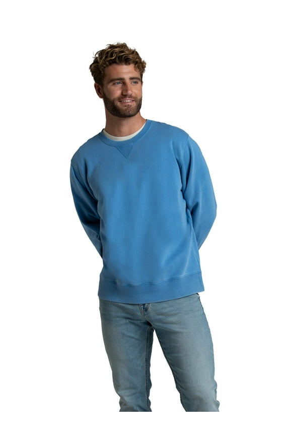 Men's Ultra-Soft Garment Dyed Crew Sweatshirt, Sizes S - 2XL
