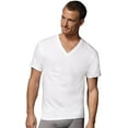 thumbnail image 1 of Fruit of the Loom Men's V-Neck Tee 5 Pack, White Size Large, 1 of 4