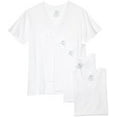 thumbnail image 1 of Fruit of the Loom Men's V-Neck Tee Pack of 5 White, X-Large Tall, 1 of 5