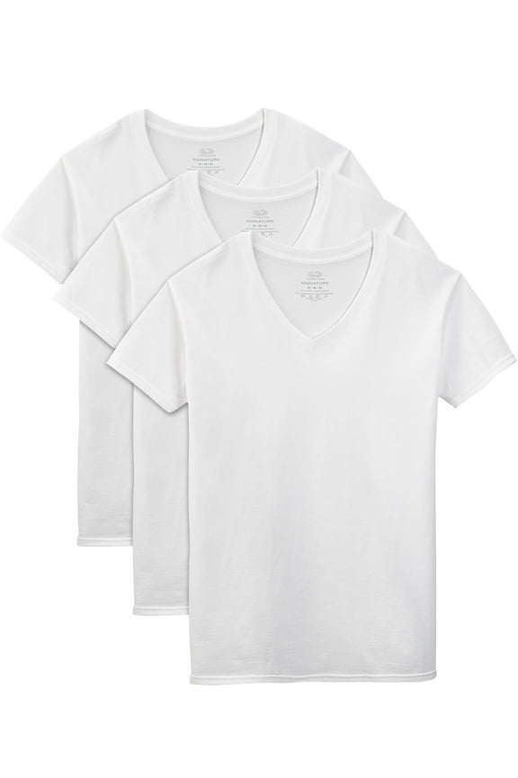 Men's V-Neck Undershirts, 3-Pack