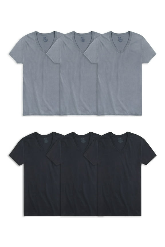 Men's V-Neck Undershirts, 6-Pack