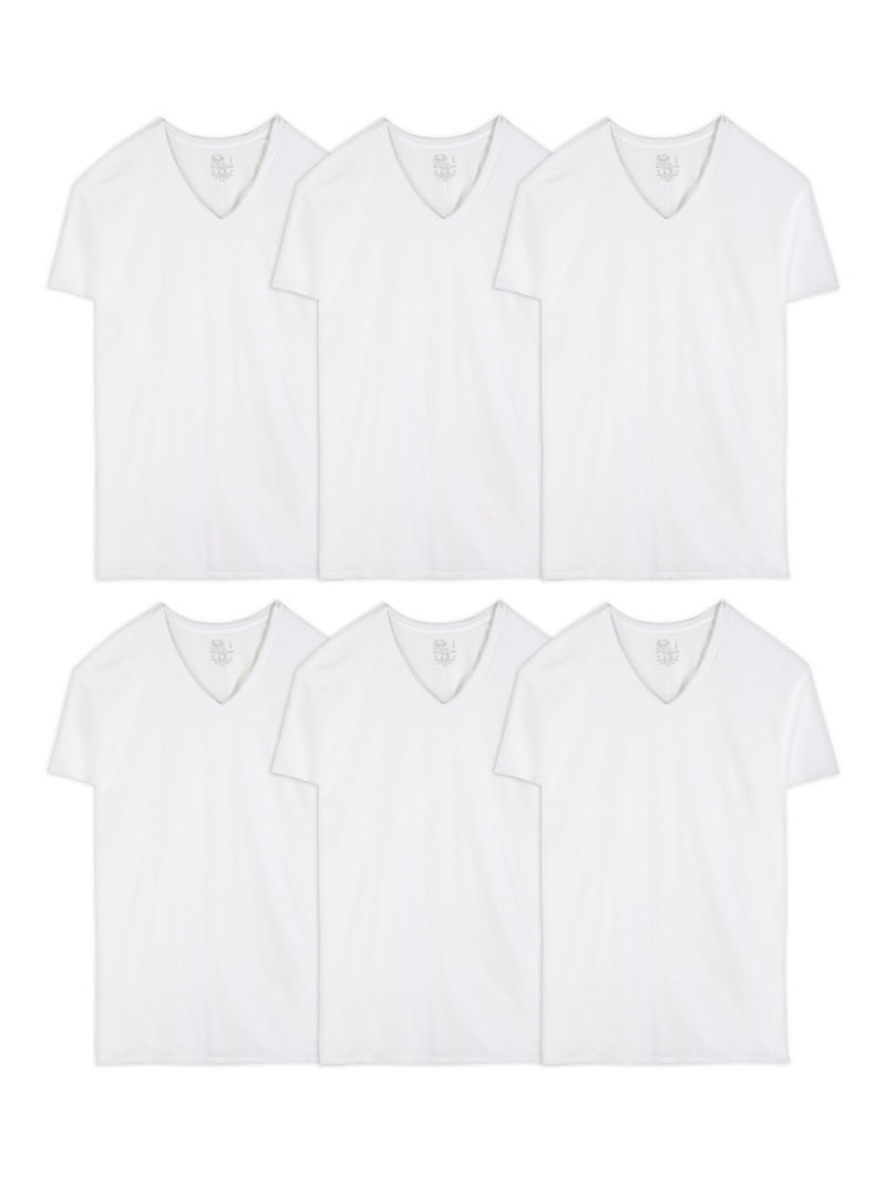 BANDEL V-NECK T-SHIRT⭐UNDER WEAR /size M Fruit of the Loom Men's V-Neck Undershirts, 6-Pack - Walmart.com
