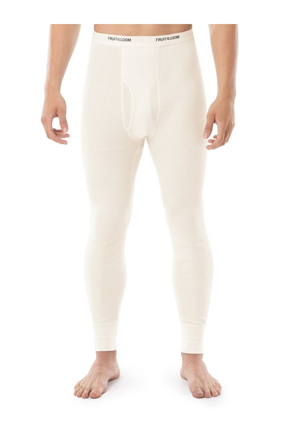 Men's Waffle Thermal Underwear Pant, Sizes S-2XL