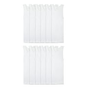 Fruit of the Loom Men's White A-Shirts, 6+6 Bonus Pack